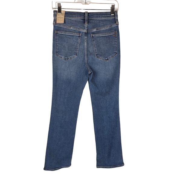 Madewell The Cali Demi-Boot Whiskering Women's Jean's 26 NWT - Picture 2 of 5